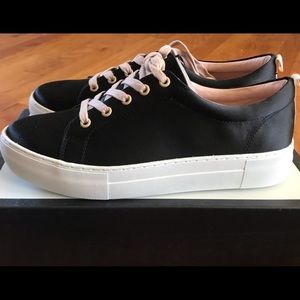 NIB J/Slides Amberr satin sneakers